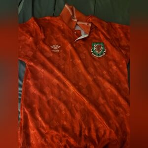 1990 Wales National Jersey